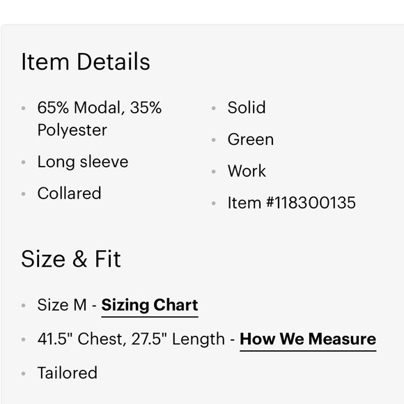 Banana Republic Long Sleeve Button Up - Picture 3 of 3